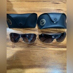 Ray-Ban Black and Silver women’s Sunglasses